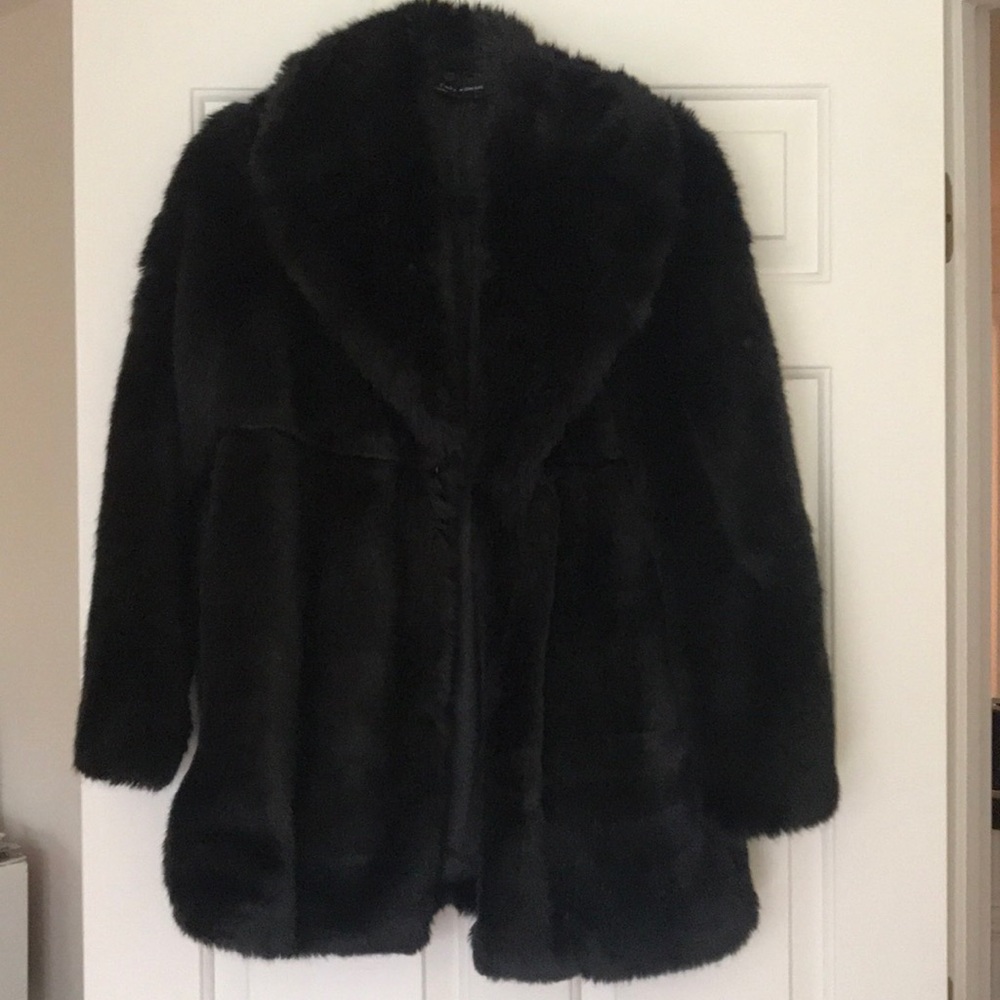 Zara Faux Fur Coat